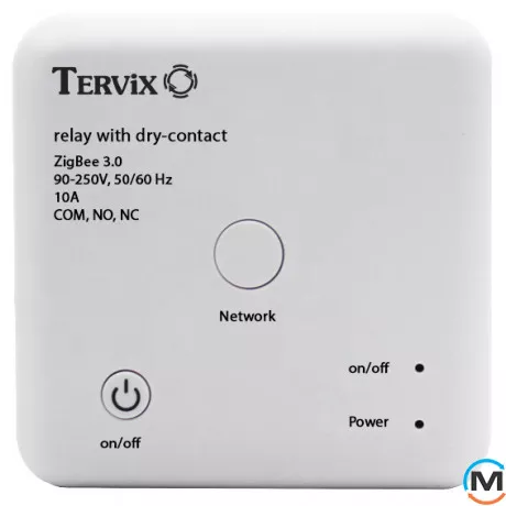 Розумний перемикач Tervix Line ZigBee Dry Contact On/Off (реле із "сухим" контактом), фото 