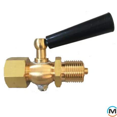 3-хiд. запірний кран для Манометра (муфта-штуцер) Tervix Pro Line M1 Valve PN 16, 1/2"х1/2", фото 