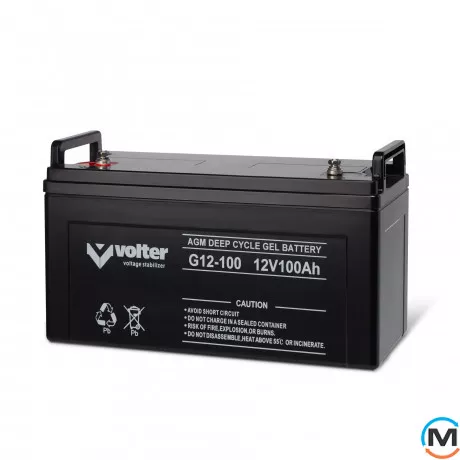 Аккумулятор ТМ Volter 12в АКБ 100Ah, фото 