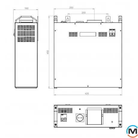 Трифазний стабілізатор Volter - 21 птм (3х7), фото , зображення 3