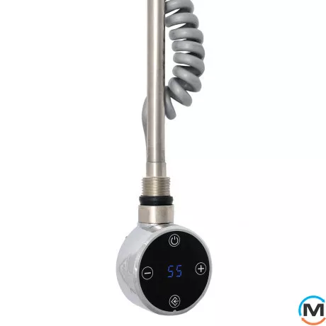 ТЕН для сушки для рушників ARTTIDESIGN ЧОРНИЙ/ХРОМ 600 ват, фото 