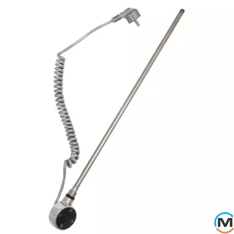 ТЕН для сушки для рушників ARTTIDESIGN ЧОРНИЙ/ХРОМ 600 ват, фото , зображення 2