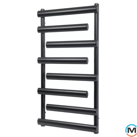 Дизайнерський сушка для рушників ARTTIDESIGN LION 8/900 чорний матовий, Колір: Чорний, фото 