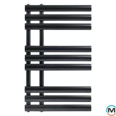 Дизайнерський сушка для рушників ARTTIDESIGN Grasse 9/820 чорний матовий, Колір: Чорний, фото , зображення 2