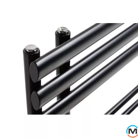 Дизайнерський сушка для рушників ARTTIDESIGN Grasse 9/820 чорний матовий, Колір: Чорний, фото , зображення 5