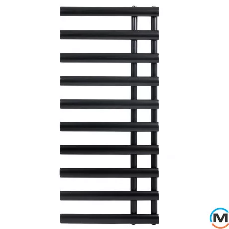 Дизайнерський сушка для рушників ARTTIDESIGN Nice 10/1140 чорний матовий, Колір: Чорний, фото , зображення 4