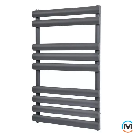 Дизайнерський сушка для рушників ARTTIDESIGN Miramar 9/820 сірий матовий, Колір: Сірий, Висота (мм): 820, Кількість секцій: 9, фото 