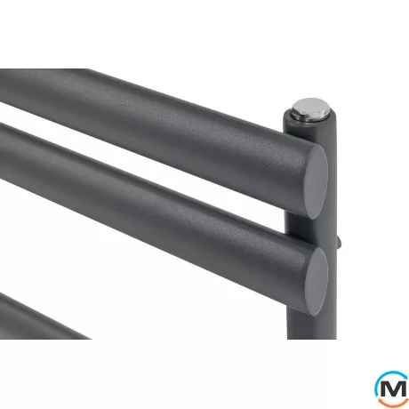 Дизайнерський сушка для рушників ARTTIDESIGN Miramar 9/820 сірий матовий, Колір: Сірий, Висота (мм): 820, Кількість секцій: 9, фото , зображення 4