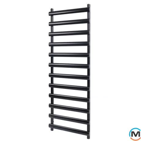 Дизайнерский полотенцесушитель ARTTIDESIGN Menton 12/1500 черный матовый, Цвет: Черный, Высота (мм): 1500, Кол-во секций: 12, фото 