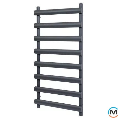 Дизайнерський сушка для рушників ARTTIDESIGN Menton 8/992 сірий матовий, Колір: Сірий, Висота (мм): 992, Кількість секцій: 8, фото 