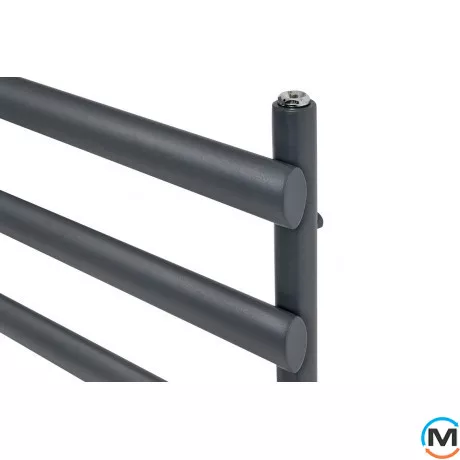 Дизайнерський сушка для рушників ARTTIDESIGN Menton 8/992 сірий матовий, Колір: Сірий, Висота (мм): 992, Кількість секцій: 8, фото , зображення 2