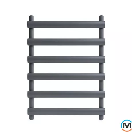 Дизайнерський сушки для рушників ARTTIDESIGN Menton 6/744 сірий, Колір: Сірий, Висота (мм): 744, Кількість секцій: 6, фото , зображення 3