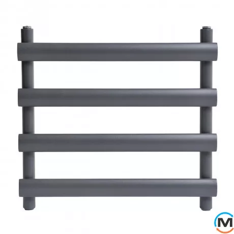 Дизайнерський сушки для рушників ARTTIDESIGN Menton 4/496 сірий матовий, Колір: Сірий, Висота (мм): 496, Кількість секцій: 4, фото , зображення 3