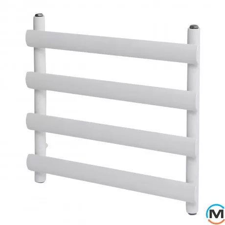 Дизайнерский полотенцесушитель ARTTIDESIGN Menton 4/496 белый матовый, Цвет: Белый, Высота (мм): 496, Кол-во секций: 4, фото 