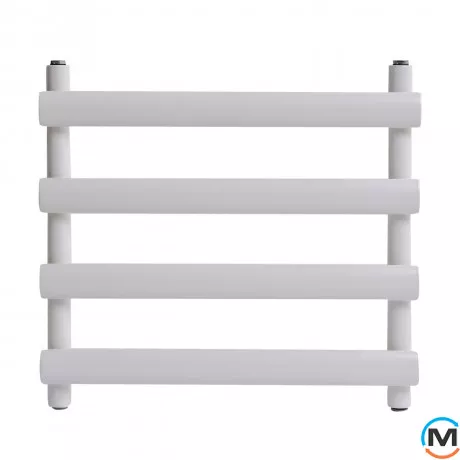 Дизайнерский полотенцесушитель ARTTIDESIGN Menton 4/496 белый матовый, Цвет: Белый, Высота (мм): 496, Кол-во секций: 4, фото , изображение 3