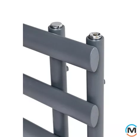 Дизайнерський сушка для рушників ARTTIDESIGN Nice 7/780 сірий, Колір: Сірий, фото , зображення 4