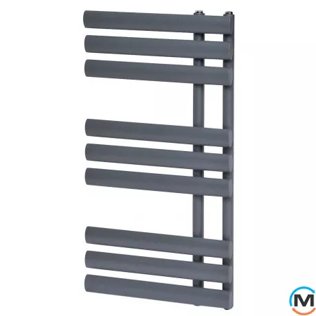 Дизайнерский полотенцесушитель ARTTIDESIGN Grasse 9/820 серый матовый, Цвет: Серый, фото , изображение 3