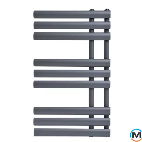 Дизайнерский полотенцесушитель ARTTIDESIGN Grasse 9/820 серый матовый, Цвет: Серый, фото 