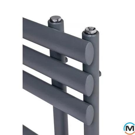 Дизайнерский полотенцесушитель ARTTIDESIGN Grasse 9/820 серый матовый, Цвет: Серый, фото , изображение 4