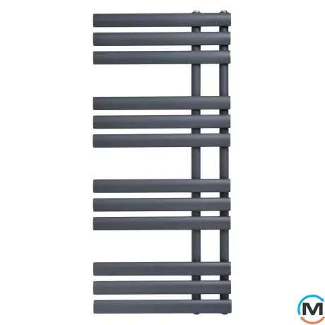 Дизайнерський сушка для рушників ARTTIDESIGN Grasse 12/1130 сірий матовий, Колір: Сірий, фото , зображення 2