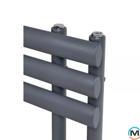 Дизайнерський сушка для рушників ARTTIDESIGN Grasse 12/1130 сірий матовий, Колір: Сірий, фото , зображення 4