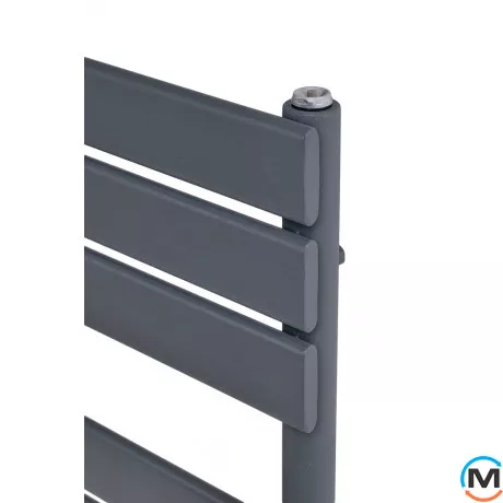 Дизайнерский полотенцесушитель ARTTIDESIGN Vence 12/952 серый матовый, Цвет: Серый, фото , изображение 4