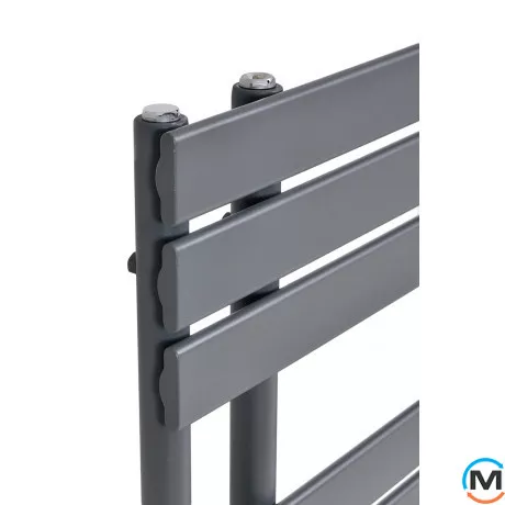 Дизайнерський сушка для рушників ARTTIDESIGN Antibes 12/1130 сірий, Колір: Сірий, Кількість секцій: 12, Висота (мм): 1130, фото , зображення 4