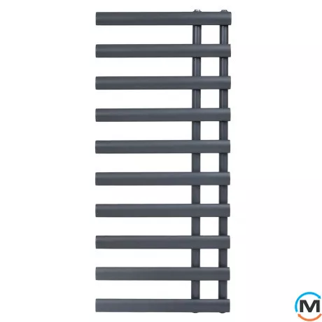 Дизайнерський сушка для рушників ARTTIDESIGN Nice 10/1140 сірий матовий, Колір: Сірий, фото 