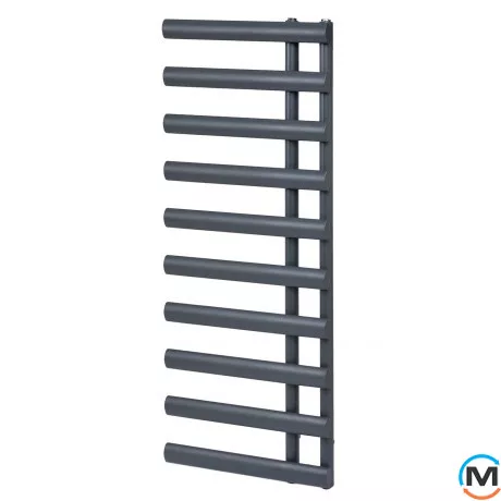 Дизайнерський сушка для рушників ARTTIDESIGN Nice 10/1140 сірий матовий, Колір: Сірий, фото , зображення 3