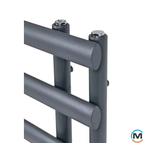 Дизайнерський сушка для рушників ARTTIDESIGN Nice 10/1140 сірий матовий, Колір: Сірий, фото , зображення 4