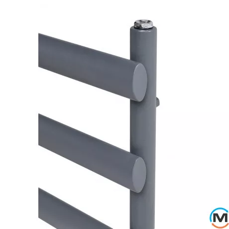 Дизайнерський сушки для рушників ARTTIDESIGN Menton 12/1500 сірий матовий, Колір: Сірий, Висота (мм): 1500, Кількість секцій: 12, фото , зображення 3