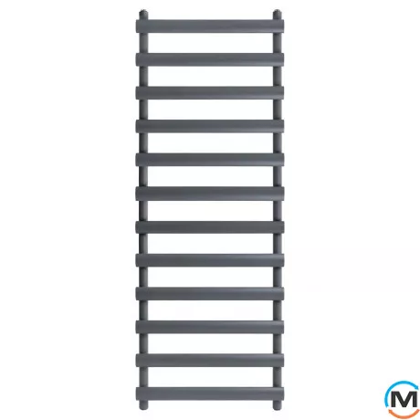 Дизайнерський сушки для рушників ARTTIDESIGN Menton 12/1500 сірий матовий, Колір: Сірий, Висота (мм): 1500, Кількість секцій: 12, фото , зображення 4