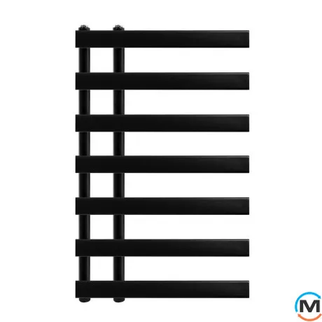 Дизайнерський сушка для рушників ARTTIDESIGN Eze 7/780 чорний матовий, Колір: Чорний, фото 