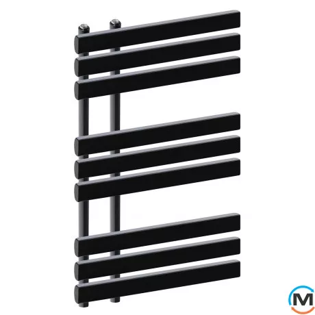 Дизайнерський сушка для рушників ARTTIDESIGN Bonson 9/820 чорний матовий, Колір: Чорний, фото , зображення 3