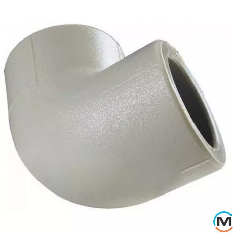 Поліпропіленове коліно 50 ВВ 90 ° KAN ppr, Варіант: ВР, Діаметр (мм): 50, Кут: 90, Робочий тиск (бар): 10, фото 