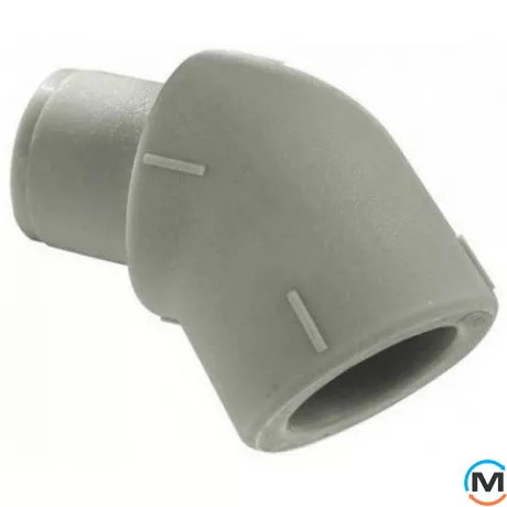 Поліпропіленове коліно 25 ВЗ 45 ° KAN ppr, Варіант: ВЗ, Діаметр (мм): 25, Кут: 45, Робочий тиск (бар): 10, фото 