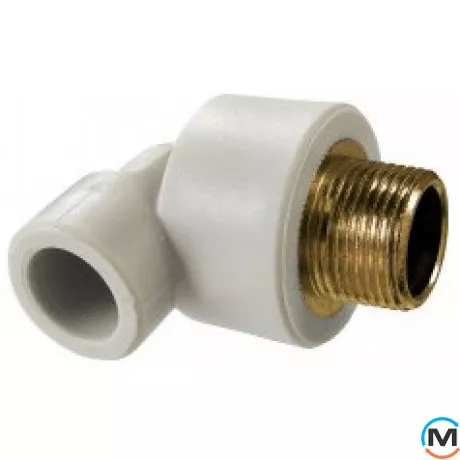 Полипропиленовое колено 32 х 1 "С KAN ppr, Тип резьбы: Наружная, Диаметр резьбы: 1", Диаметр (мм): 32, фото 