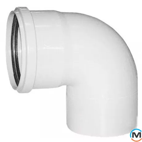 Колено канализационное Magnaplast 32/88,5, Вариант: Простое, Вид канализации: Внутренняя, Тип канализации: Простая, Градус (град.): 90, Диаметр (мм): 32, Материал: Полипропилен PPR, фото 