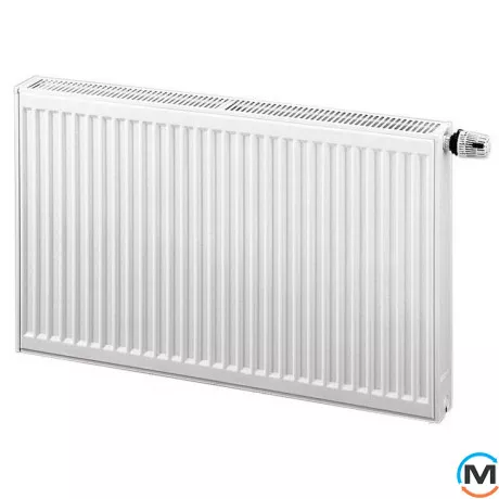 Радіатор Purmo Compact Ventil 21 450х400 нижнє підключення, Тип радіатора: 21, Підключення радіатора: Нижнє, Конструктив: Панельний, Висота (мм): 450, Довжина (мм): 400, фото 