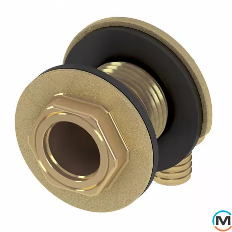 Уголок TECE настенный для прохода через стенку 16х1 / 2 ", фото 