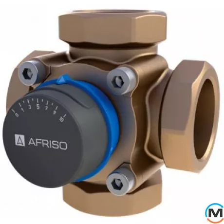 Afriso ARV486 Rp 1 1/2" DN40 kvs 26 чотириходовий змішувальний клапан, фото 