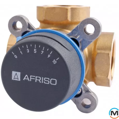 Afriso ARV386 Rp 1 1/2" DN40 kvs 26 4 триходовий змішувальний клапан, фото 