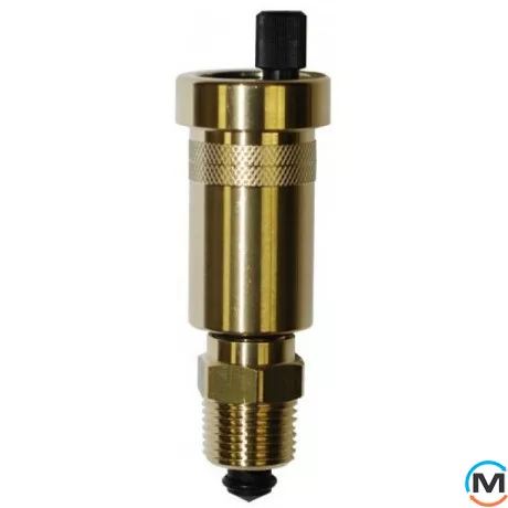Автоматический воздухоотводчик Afriso 3/8" латунь + отсечной клапан 1/2", фото 