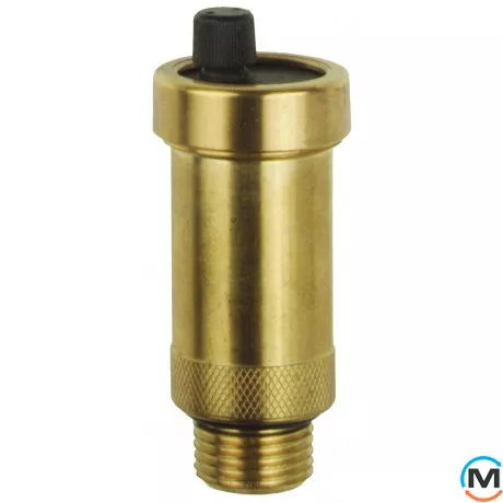 Автоматический воздухоотводчик Afriso 1/2" латунь, Диаметр резьбы: 1/2", Исполнение: Прямой, Материал: Латунь, фото 