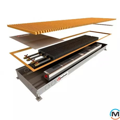 Внутрішньопідлоговий конвектор Polvax KVM.380.3000.90, фото 