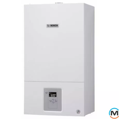 Газовий турбований котел Bosch Gaz 6000 W WBN 6000-24C RN, Тип котла: Газовий традиційний, Теплова потужність (кВт): 24, Вбудований бойлер: Ні, Кількість контурів: 2, Спосіб відведення газів: Турбований, фото 