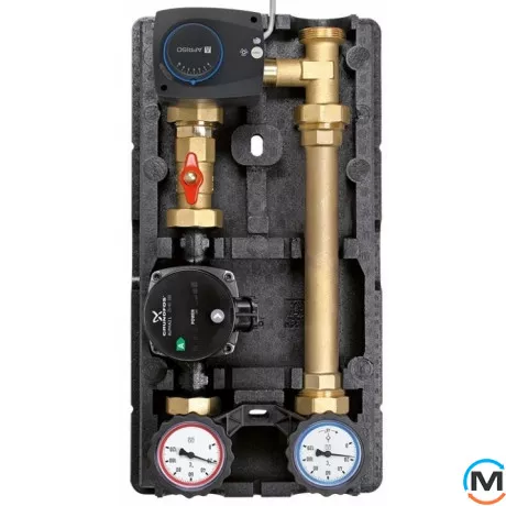Насосна група Afriso з насосом Grundfos Alpha2 L 25-60 змішувальна, фото 