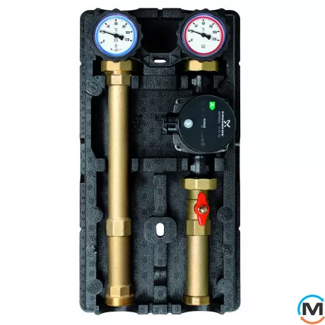 Насосна група Afriso з насосом Grundfos Alpha2 L 25-60 пряма, фото 