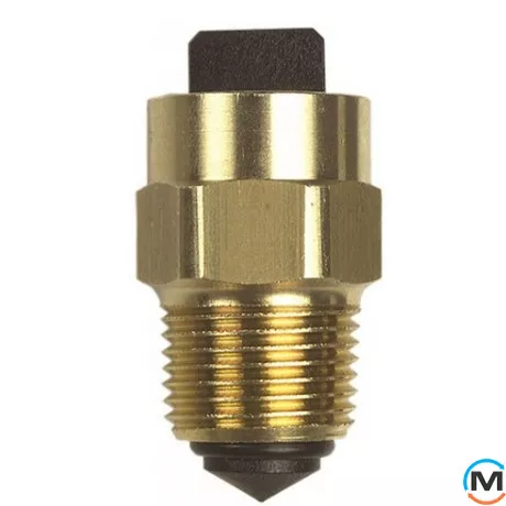 Відсічний клапан Afriso 3/8"x1/2", Діаметр різьблення: 1/2", Виконання: Прямий, Матеріал: Латунь, фото 