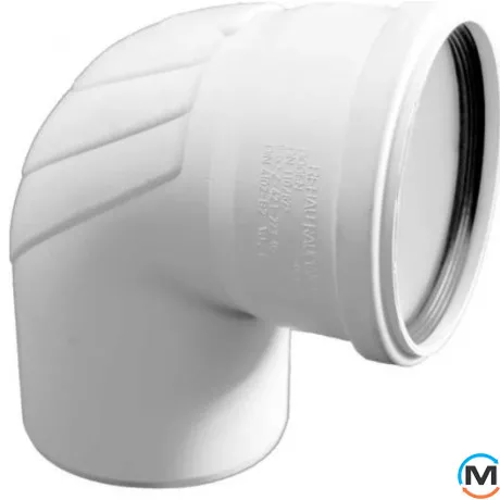 Відведення Rehau Raupiano Plus подовжений 110 87 °, Варіант: Подовжений, Вид каналізації: Внутрішня, Тип каналізації: Безшумна, Градус (град.): 90, Діаметр (мм): 100, Матеріал: Поліпропілен PPR, фото 